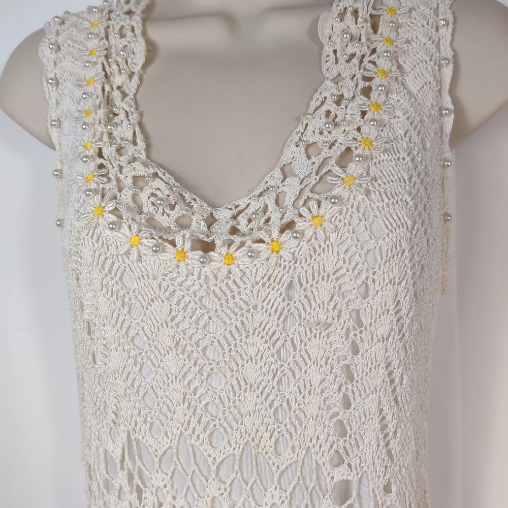 Vintage Krashetta by Papillon Crochet maxi dress